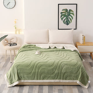 Cobija Ovejera Ondas Modernas 3D Doble 2 x 2.30 - 1.700gr