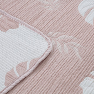 Colcha Jacquard Hojas Natural