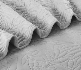 Edredón Bordado Velvet Heliconias