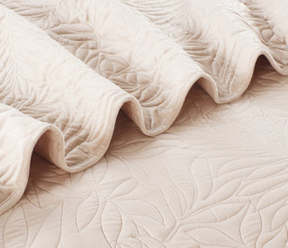 Edredón Bordado Velvet Heliconias