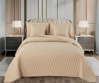 Edredón Bordado Superior Ondas Nórdico