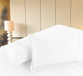 Edredón Bordado Superior Zig Zag