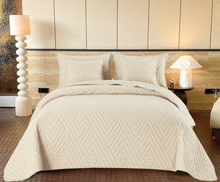 Edredón Bordado Superior Zig Zag