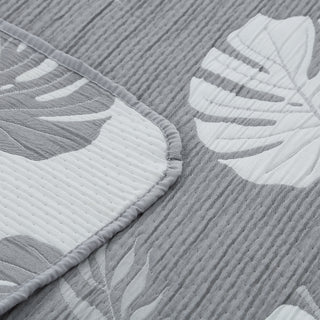 Colcha Jacquard Hojas Natural