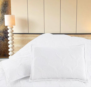 Edredón Bordado Superior Hojas Luxury