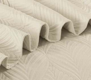 Edredón Bordado Superior Hojas Árabes