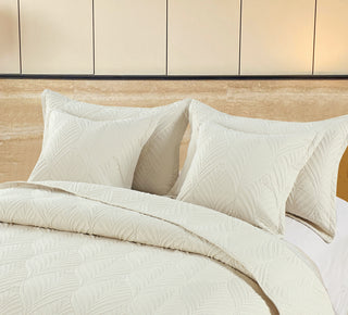 Edredón Bordado Superior Hojas Árabes