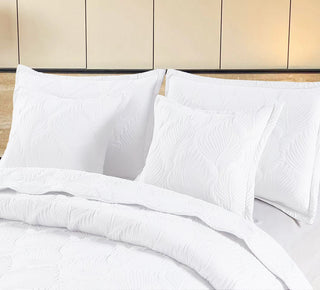 Edredón Bordado Superior Hojas Luxury