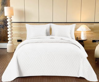 Edredón Bordado Superior Zig Zag