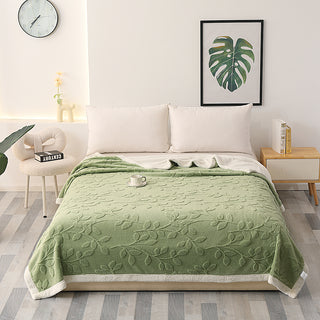 Cobija Ovejera Hojas Nordicas 3D Doble 2 x 2.30 - 1.700gr