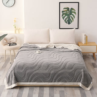 Cobija Ovejera Ondas Modernas 3D Doble 2 x 2.30 - 1.700gr